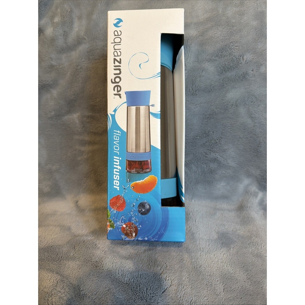 Aqua Zinger Flavor Infuser Flavored Water Fresh Fruit By Zing Anything 20 Oz New